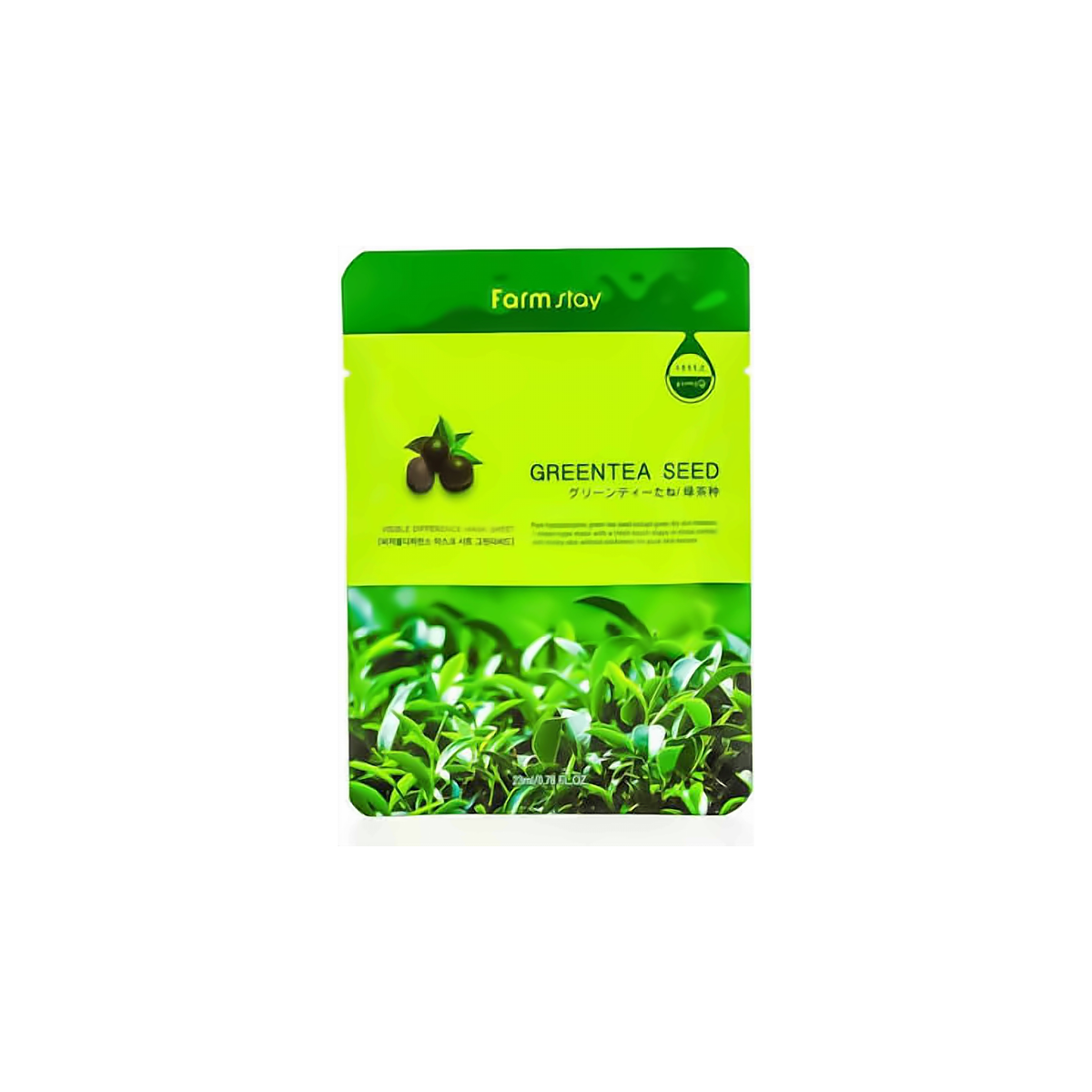 Farmstay Visible Difference Mask Sheet Green Tea Seed
