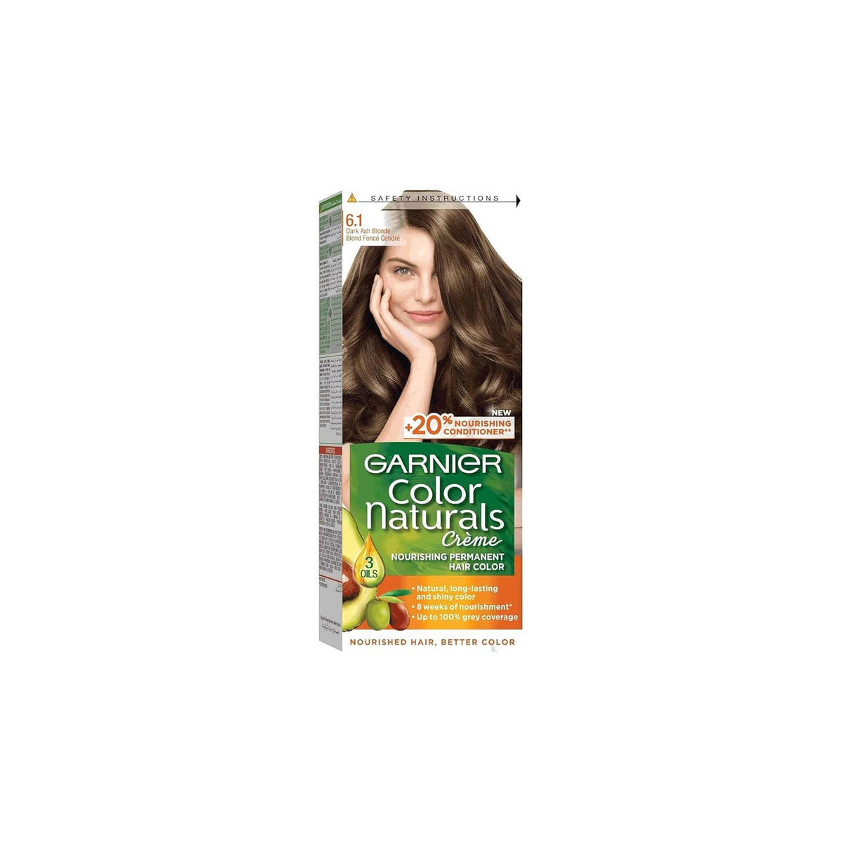 Garnier Color Naturals 6.1 Dark Ash Blonde