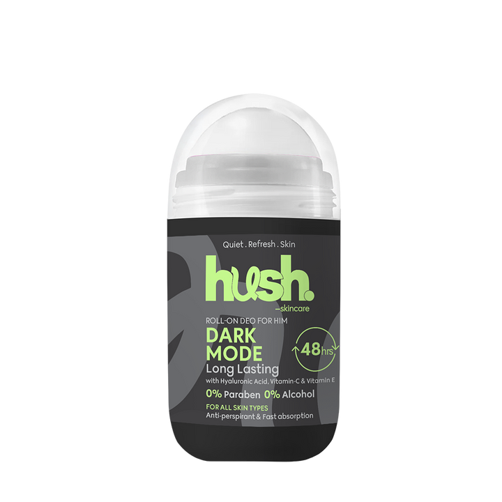 Hush Dark Mode For Him Roll On Deodorant
