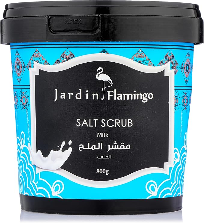 Jardin Flamingo salt scrub with Milk 800g