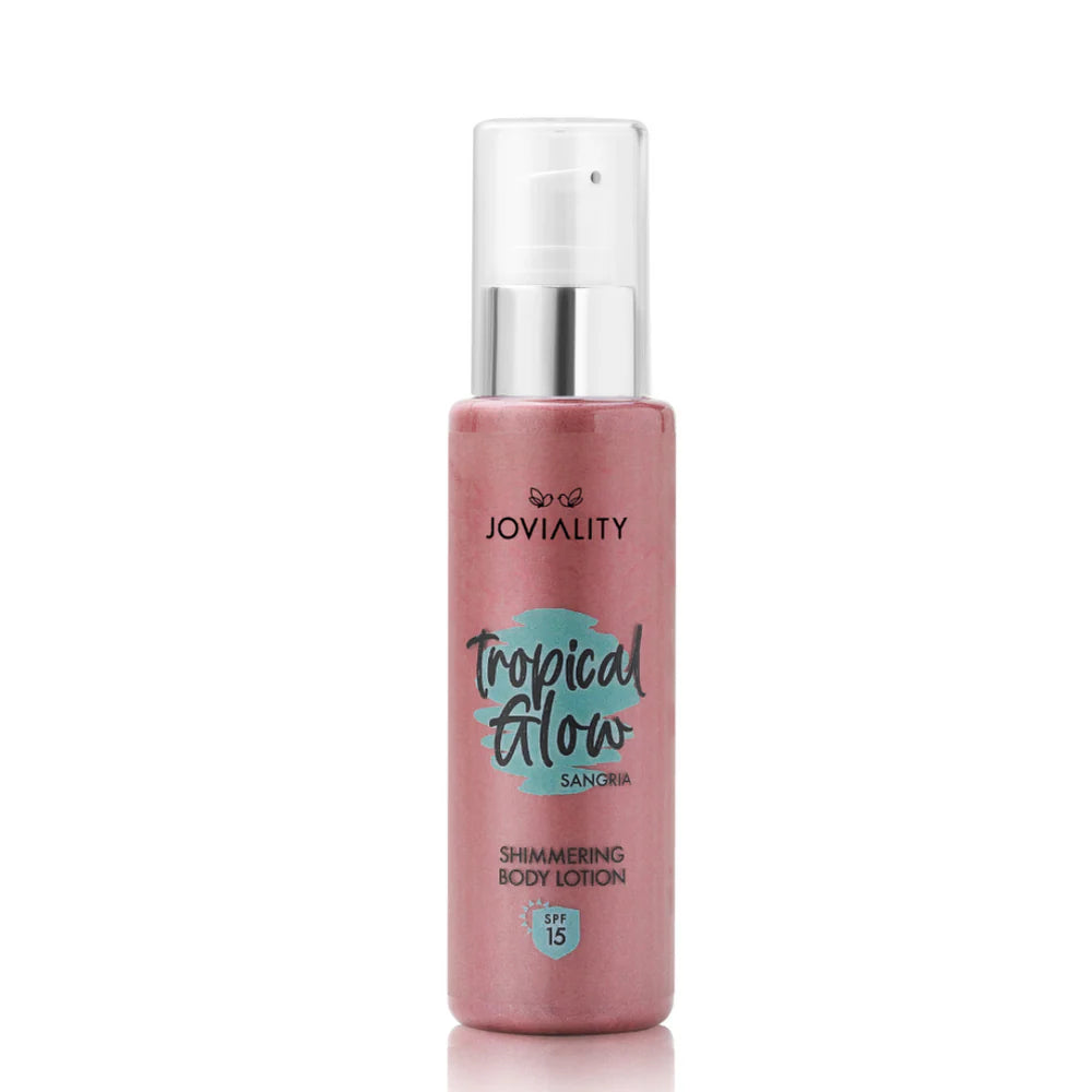 Joviality Tropical Glow Shimmering Lotion SPF 15- Sangria