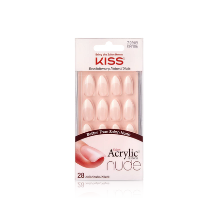 Kiss Acrylic Nude Nails – Kan06