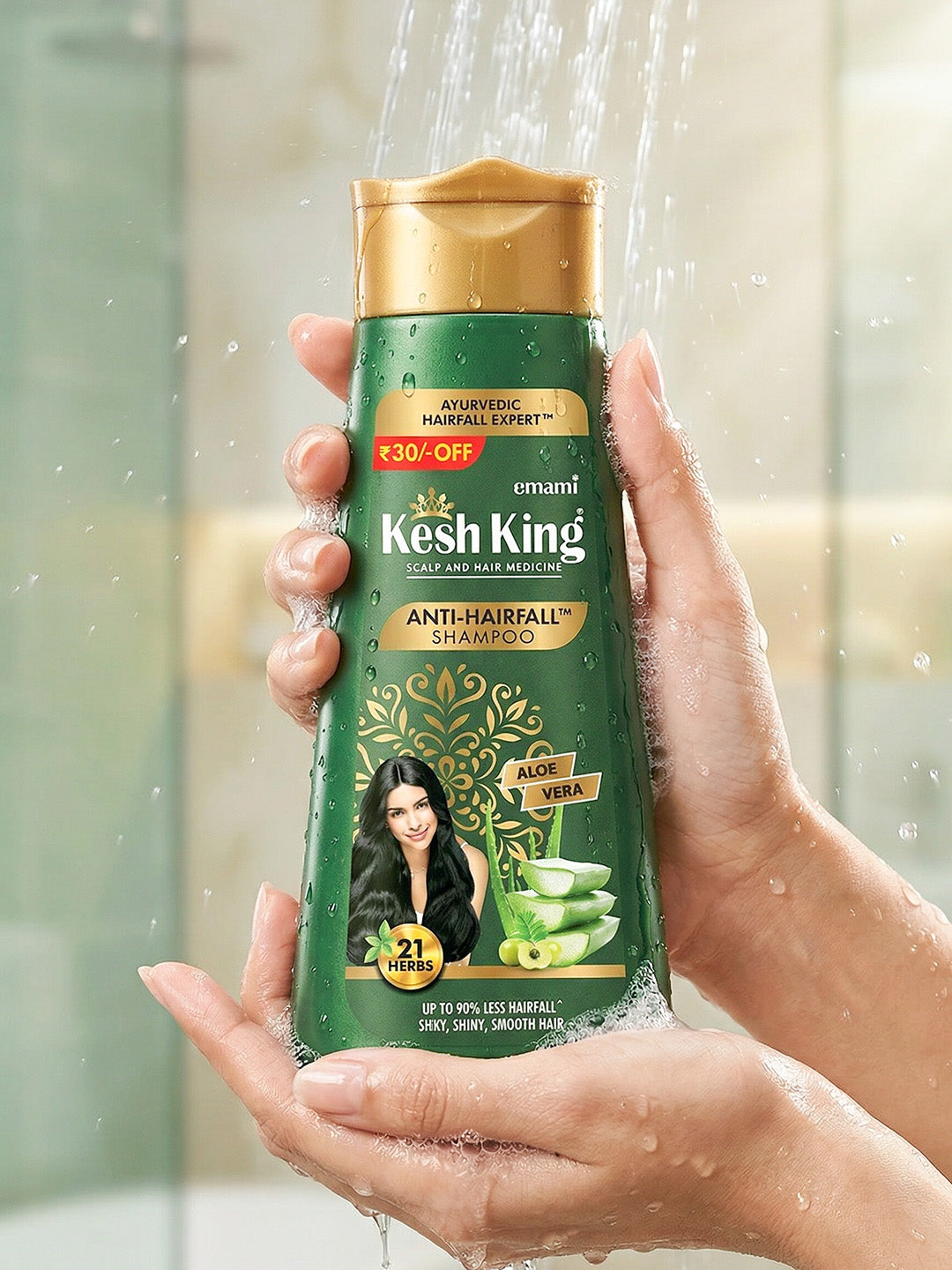 Kesh King Anti-Hair Loss Shampoo with Aloe Vera
