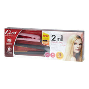 Kiss 2in1 Ceramic Tourmaline Hair Straightener KFI02EU