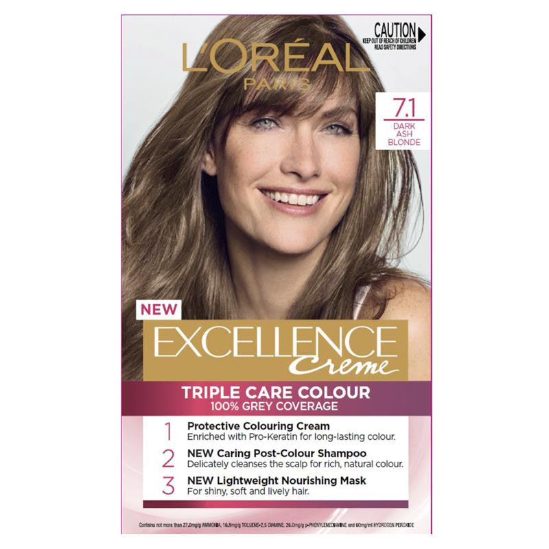 L'oréal Paris Excellence Creme 7.1 - Ash Blonde