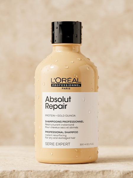 L’oréal Professionnel – Absolut Repair Protein + Gold Quinoa Shampoo (300 Ml)
