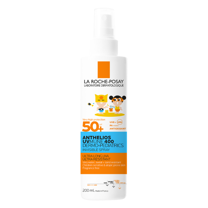 La Roche-Posay Anthelios Kids Sunscreen Spray SPF 50+ – Invisible Finish 200ml