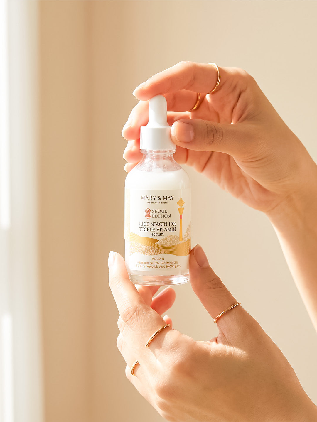 MARY & MAY - Rice Niacin 10% Triple Vitamin Serum