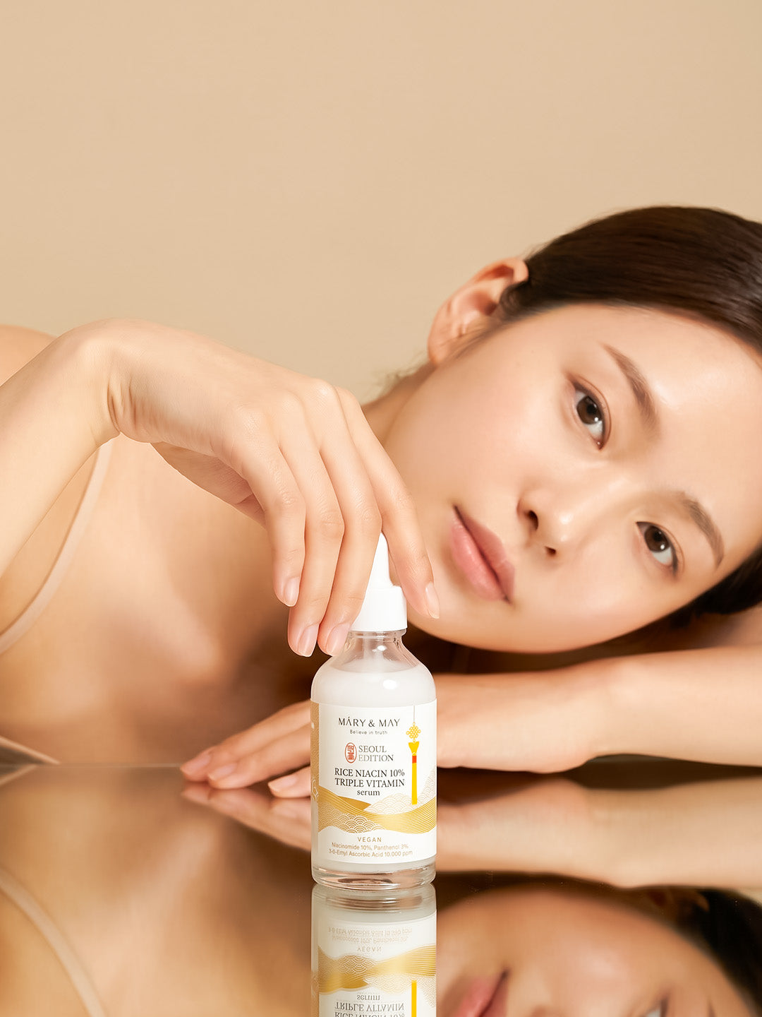 MARY & MAY - Rice Niacin 10% Triple Vitamin Serum