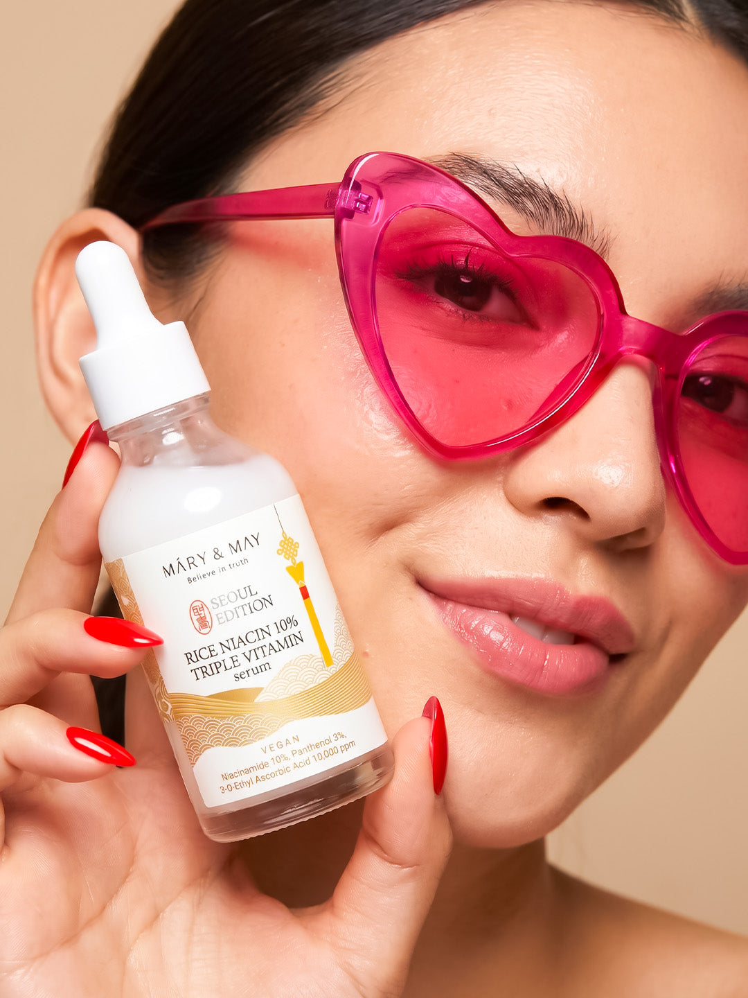 MARY & MAY - Rice Niacin 10% Triple Vitamin Serum