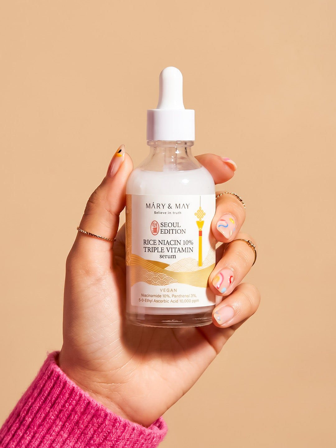 MARY & MAY - Rice Niacin 10% Triple Vitamin Serum