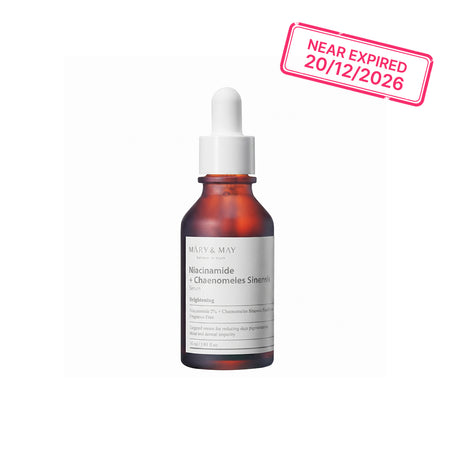 Mary & May Niacinamide+chaenomeles Sinensis Serum (20/12/2026)