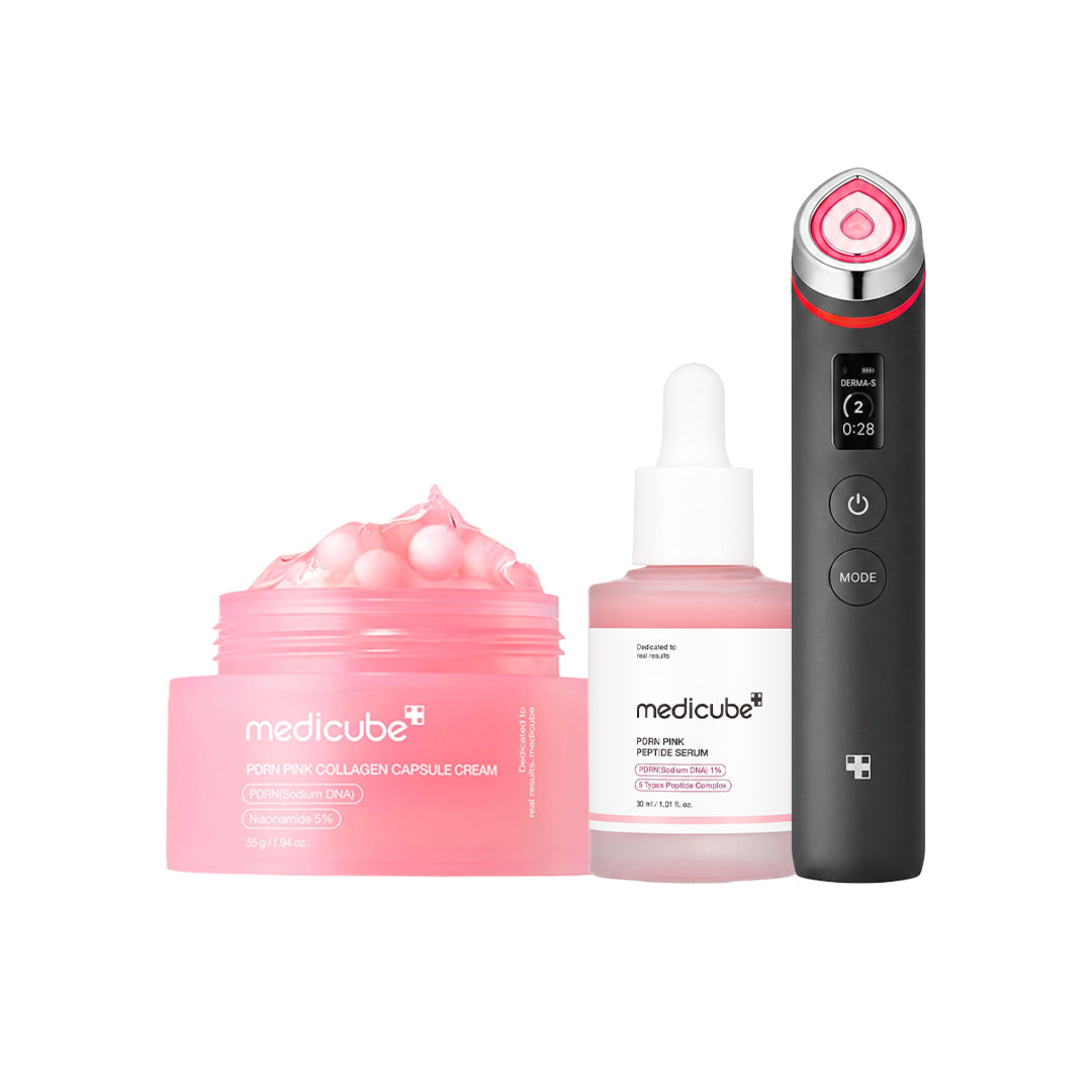 Medicube Pink Glass Skin Glow-Up Bundle + AGE-R Booster Pro