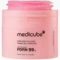 Medicube PDRN PINK COLLAGEN TONING GEL TONER PAD 70ea