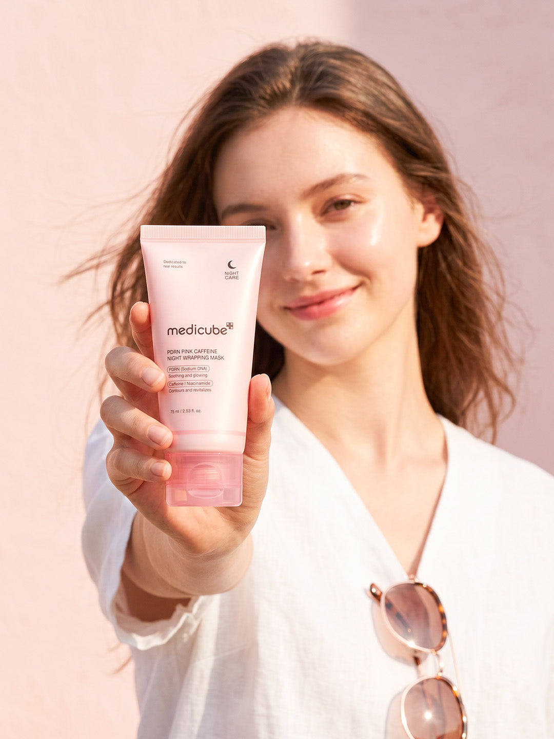 Medicube PDRN Pink Caffeine Night Wrapping Mask 75 ML