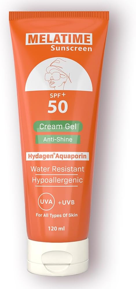 Melatime High-Protection Sunscreen SPF 50+ Cream Gel 120gm