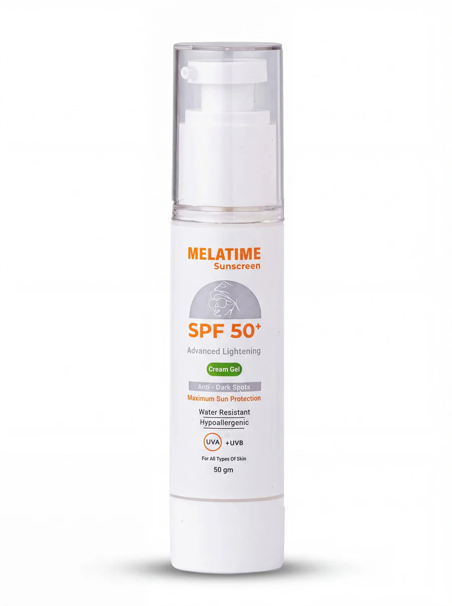 Melatime Sunscreen SPF 50+ (Advanced Lightening formula)