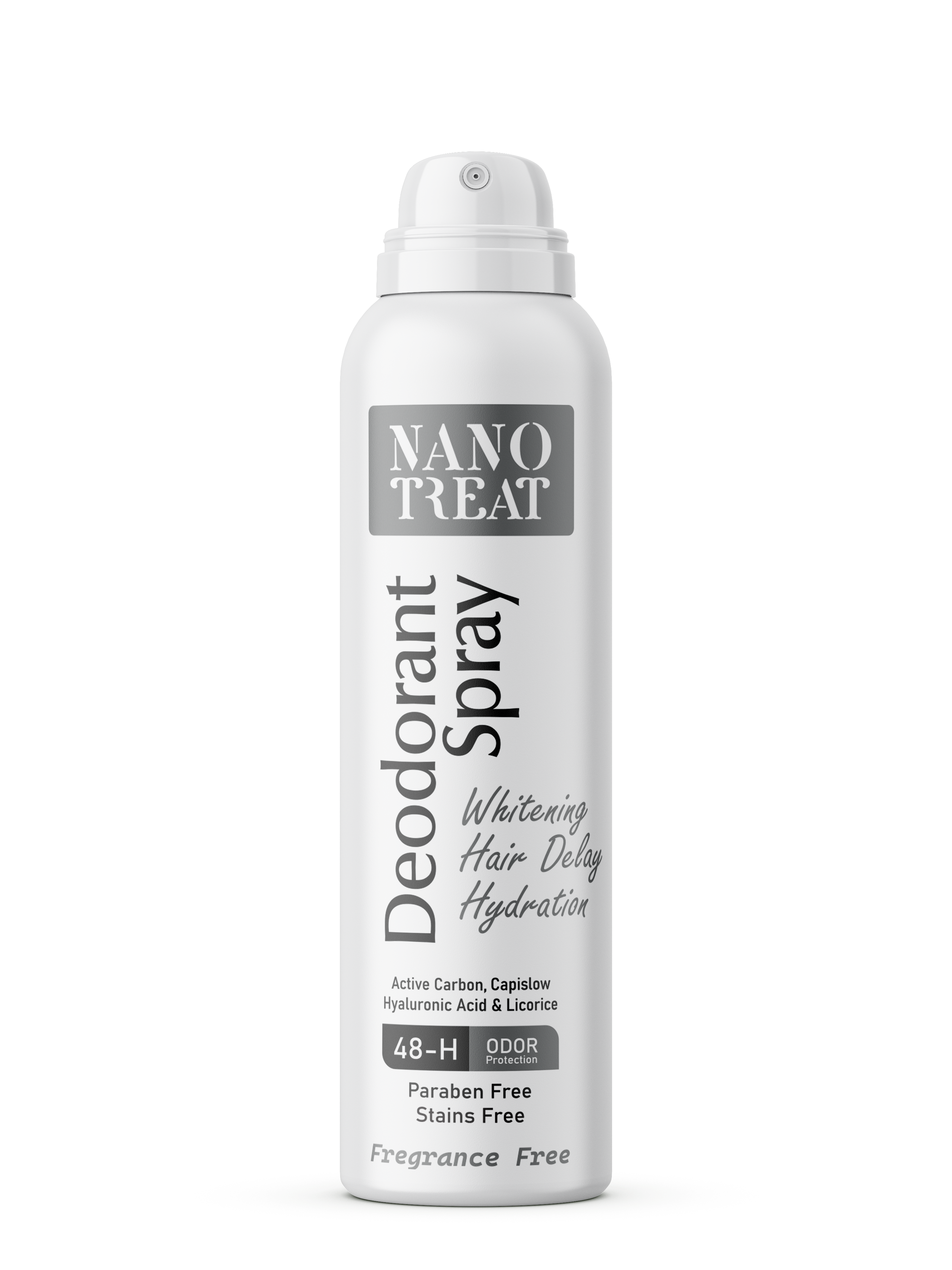 بخاخ مزيل العرق نانو تريت خالي من العطور 