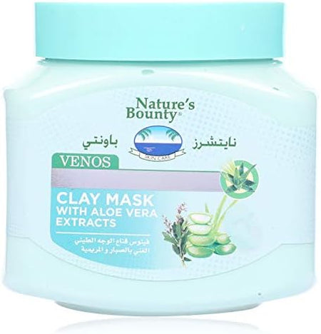 Nature's Bounty Venos Clay Face &body Mask Aloe Vera 300ml