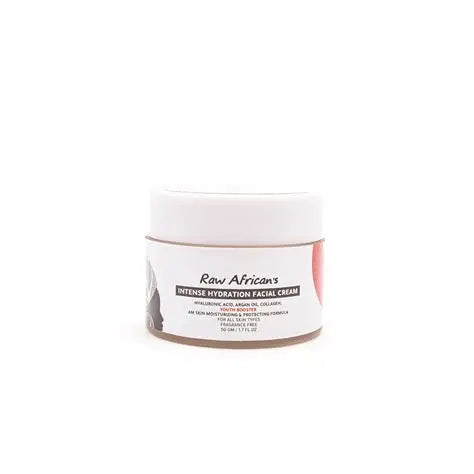 كريم الوجه الأبيض الخام الأفريقي لترطيب مكثف