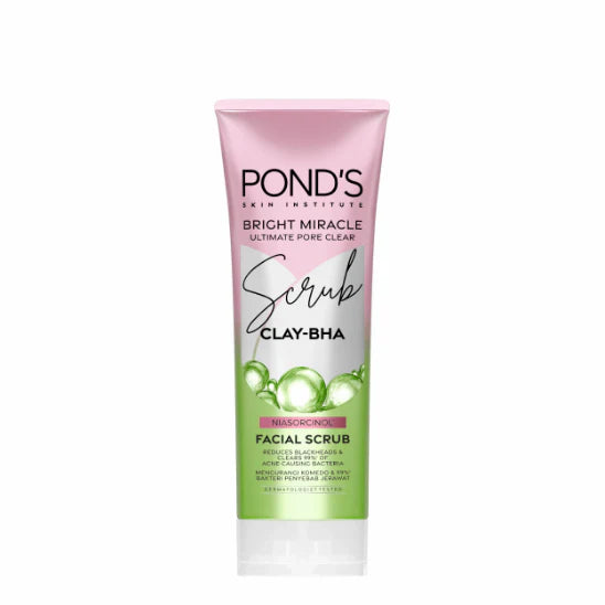PONDS-FACE SCRUB ULTIMAT E PORE CLEAR CLAY-BHA 100G