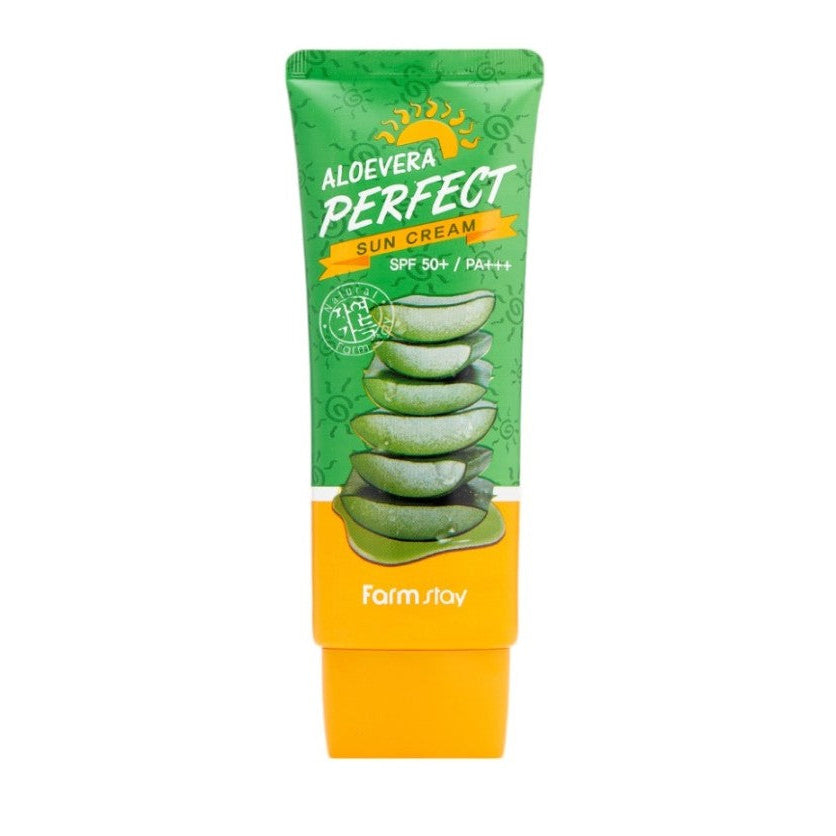 كريم الحماية من الشمس المثالي من فارم ستاي بخلاصة الصبار SSC004 SPF50 