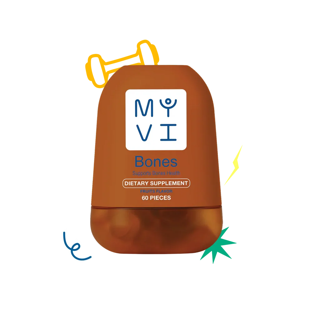 Myvi Bones Dietary Supplement - Fruits Flavor (60 Pieces)