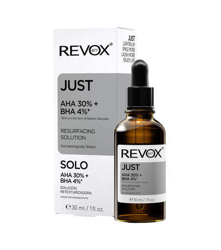 Revox Just Aha 30% + Bha4% Resurfacing Solution 30ml