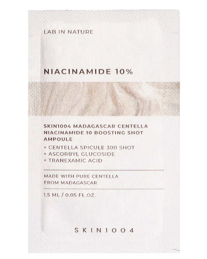 SKIN1004Madagascar Centella Niacinamide 10 Boosting Shot Ampoule 1.5ml (Sachet)