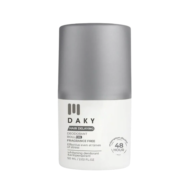 Daky Hair Delaying Rollon Fragrance Free 50 Ml
