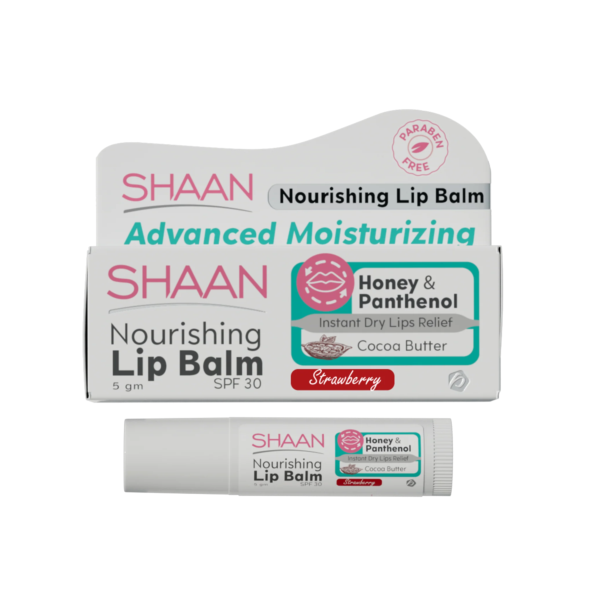 SHAAN Lip Balm Strawberry 5 GM