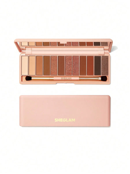 Sheglam Burgundy Palette 12-Color Matte Eyeshadow