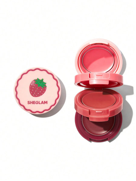 Sheglam Cheek & Lip Cream Stack - Strawberry Whirl