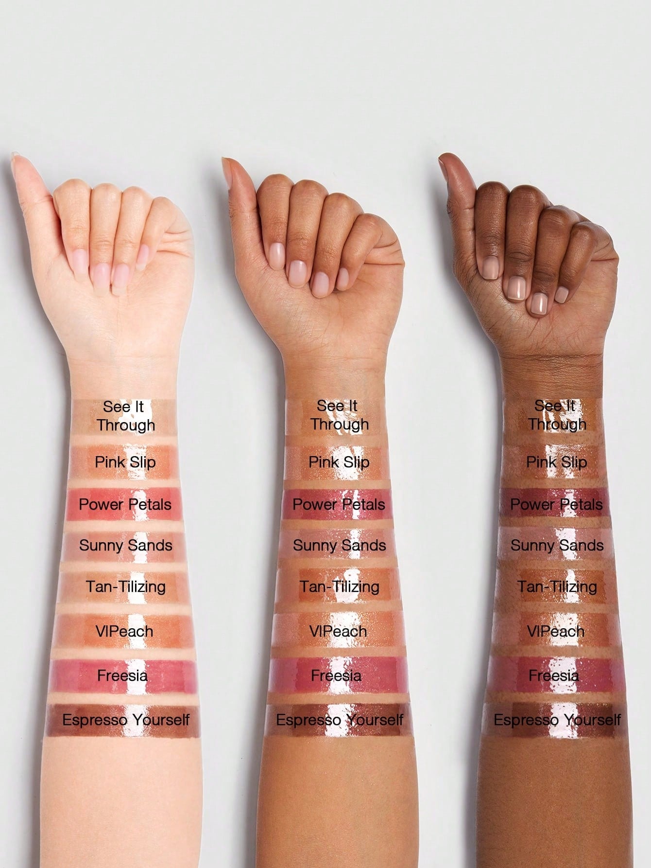 ملمع شفاه شيغلام باور بوكيه، لون صني ساندز، لامع ومرطب