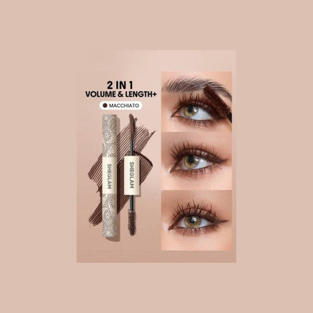 Sheglam Volume & Length Waterproof All-In-One Mascara – Macchiato Swatch