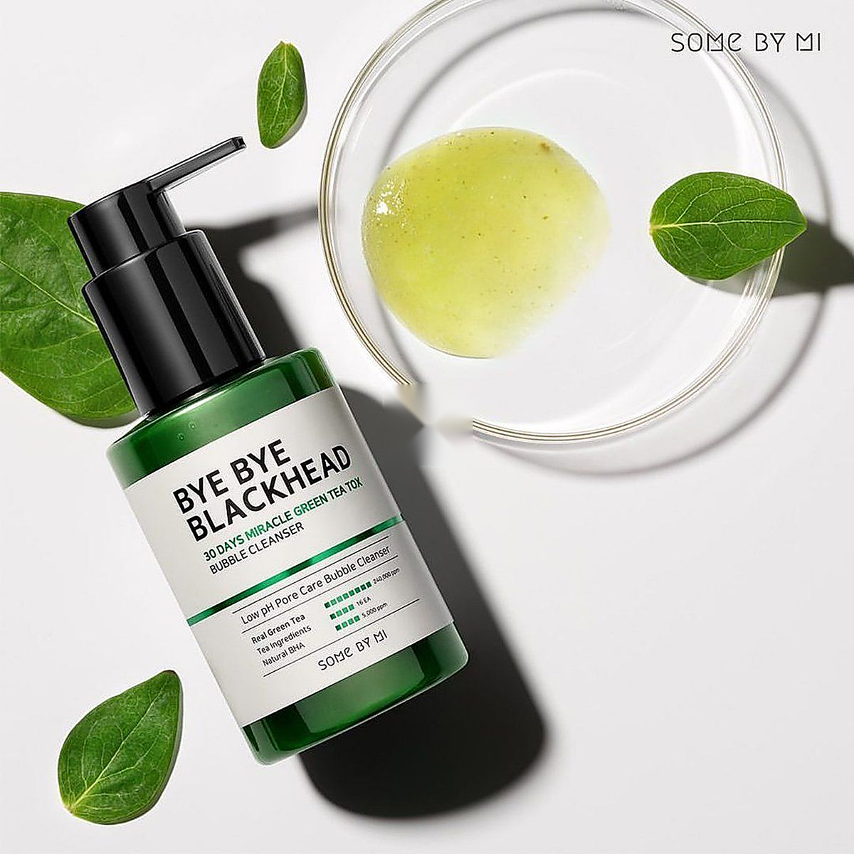 Some By Mi Bye Bye Blackhead Green Tea Bubble Cleanser 120gm 1
