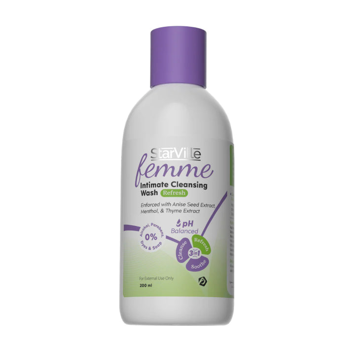 Starville Femme Intimate Cleansing Wash Refresh 200ml