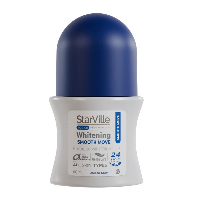 Starville Roll-on Antiperspirant Whitening Deodorant (Smooth Move) 60ml