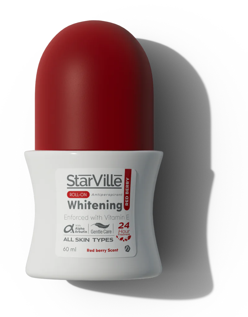 Starville Whitening Roll On Deodorant (Red Berry) 60 ml