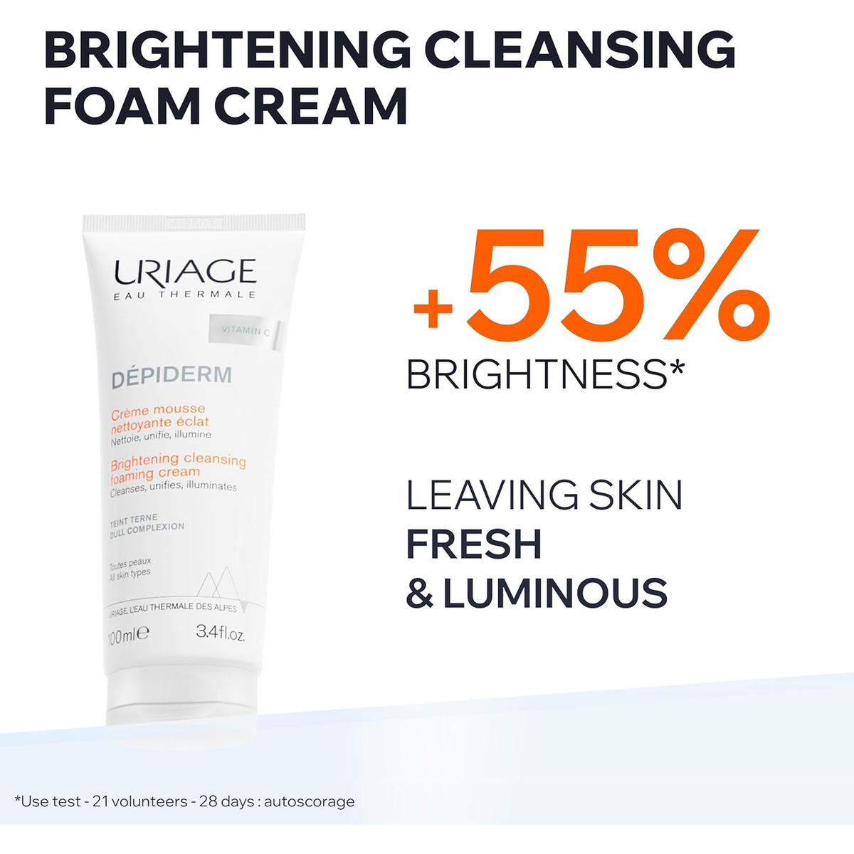 Uriage Depiderm Brightening Cleansing Foam 100ml 1