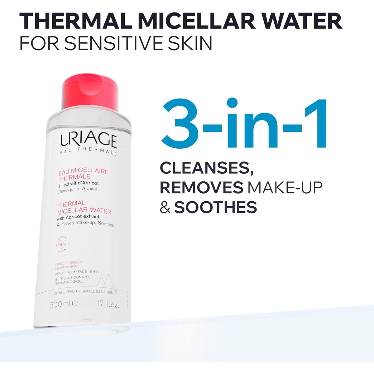 Uriage Micellar Water for Sensitive Skin 500ml