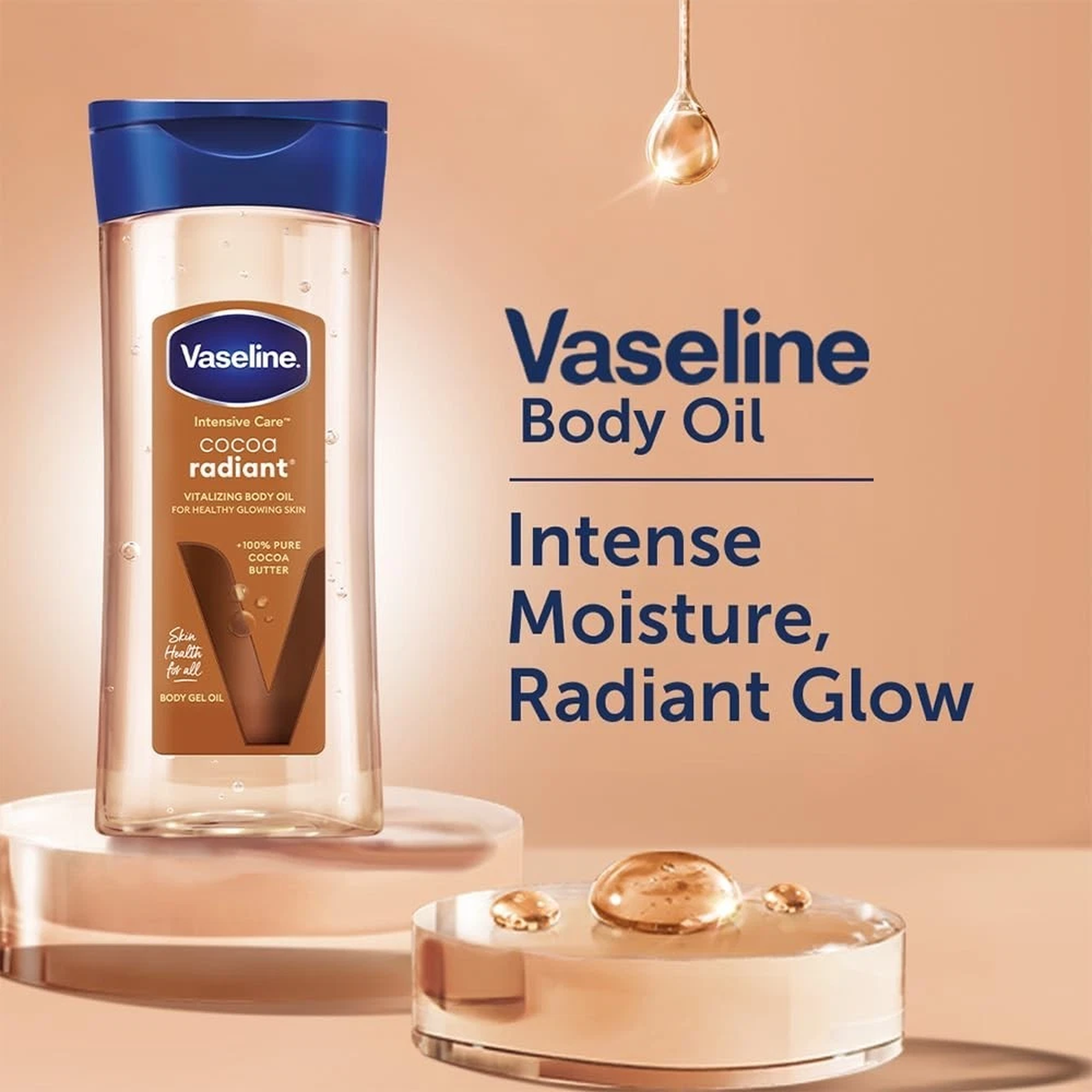 Vaseline Cocoa Radiant Body Oil 200ml 1
