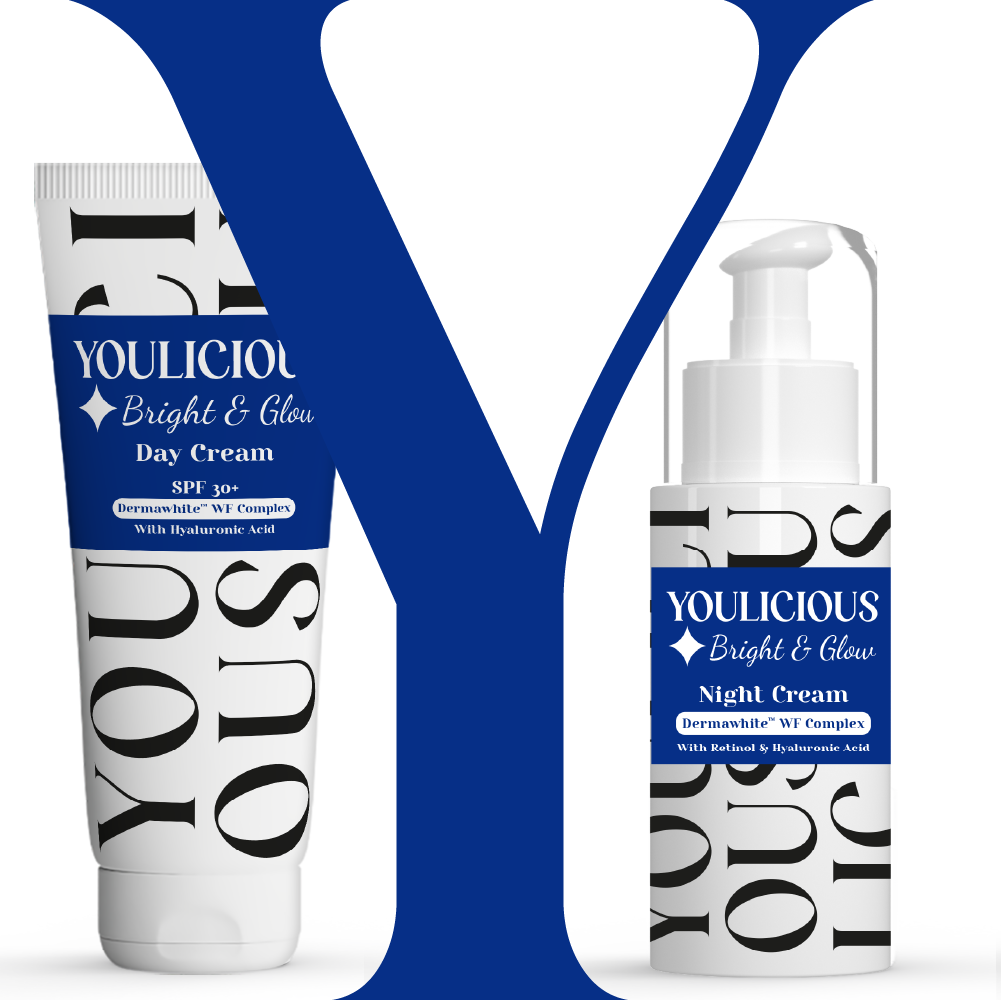 Youlicious Bright & Glow Day Cream + Youlicious Night Cream - Promo Pack 1