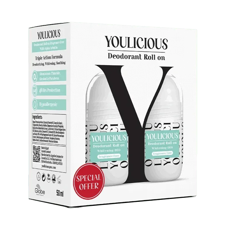 Youlicious Deodorant Roll On Promo ( Fragrance Free 2 Pcs) 1