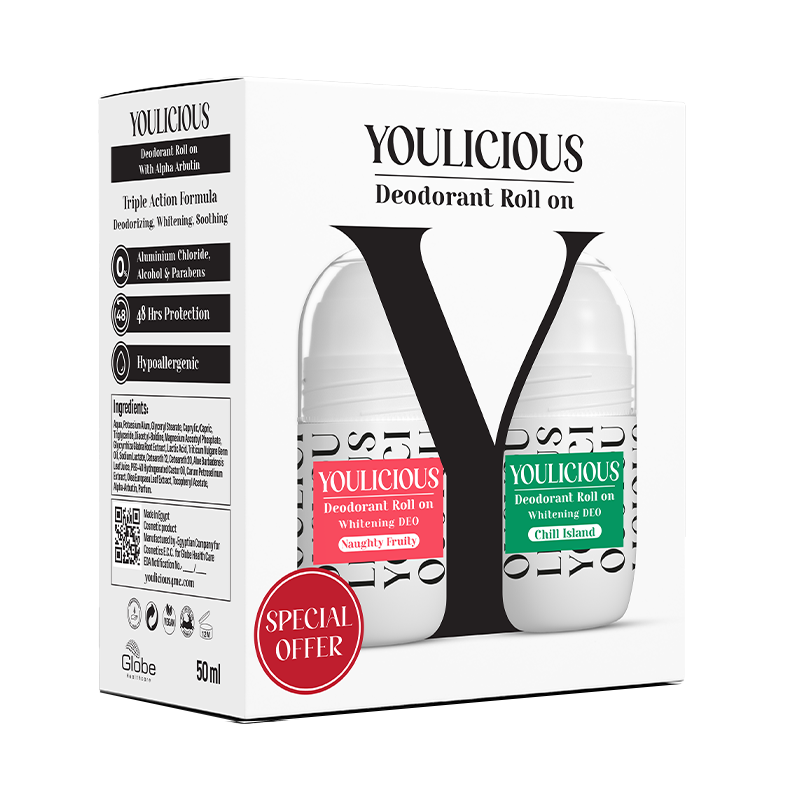 Youlicious Deodorant Roll On Promo (Naughty Fruity + Chill Island) 1