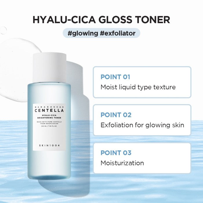 SKIN1004 Madagascar Centella Hyalu-Cica  Brightening Toner  210ML