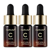 Medicube Deep Vita C 14.5% Ampoule 10g x 3 bottles