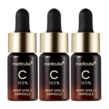 Medicube Deep Vita C 14.5% Ampoule 10g X 3 Bottles