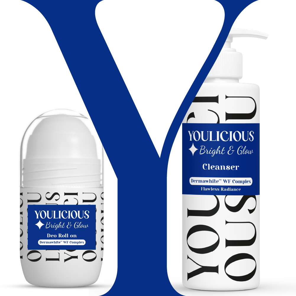 مزيل عرق رول أون برايت آند جلو من يوليشس + منظف يوليشس - عبوة ترويجية