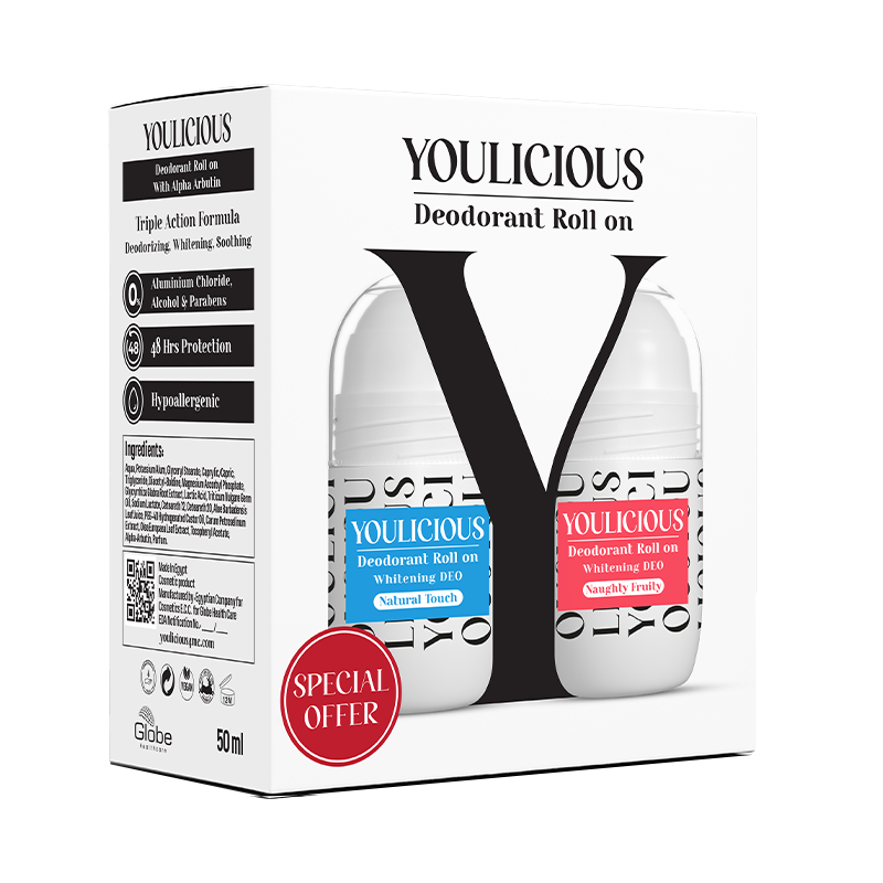 مزيل عرق رول أون من يوليشس (نكهة الفواكهة المرحة + لمسة طبيعية)
